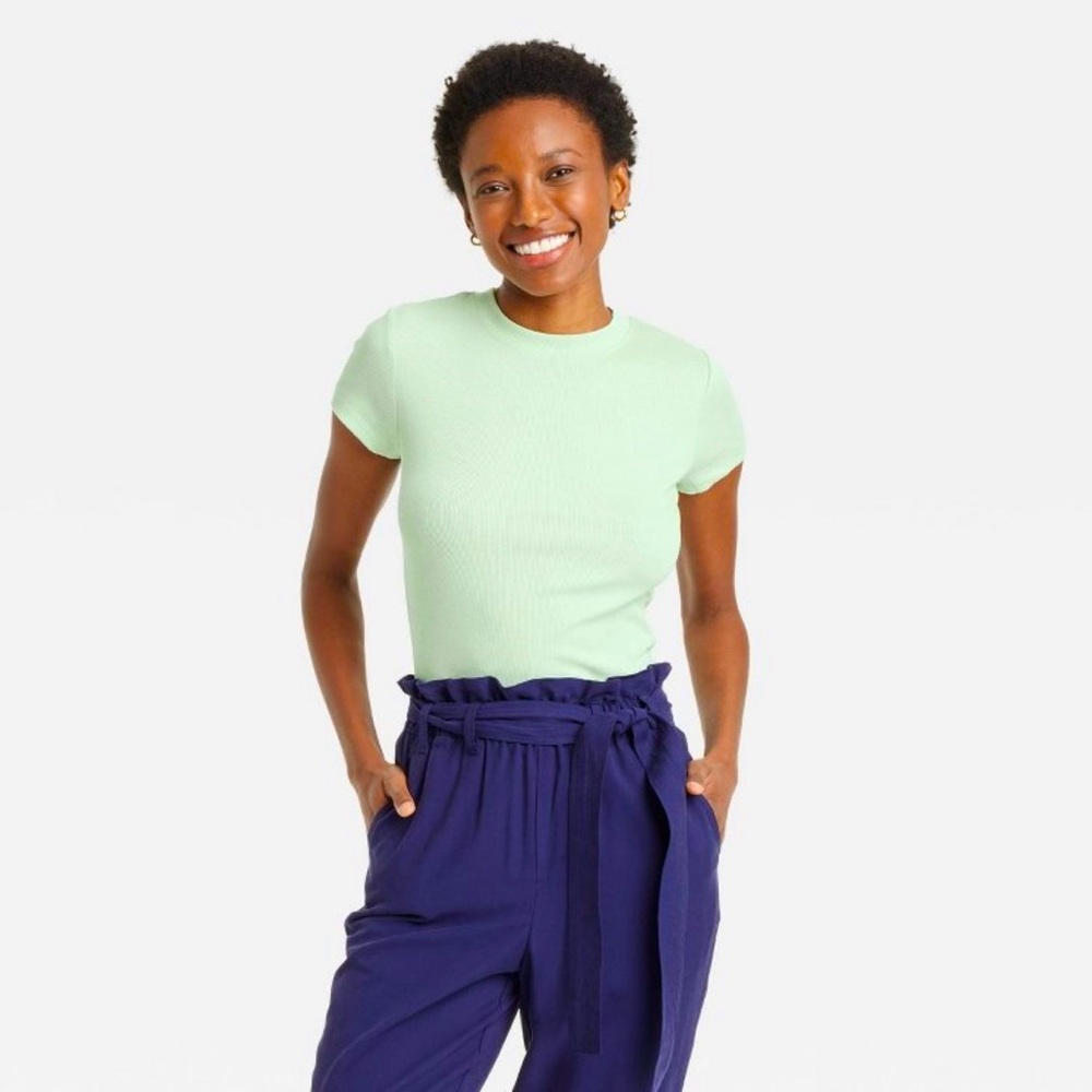 a new day Mint Green Short Sleeve Tee